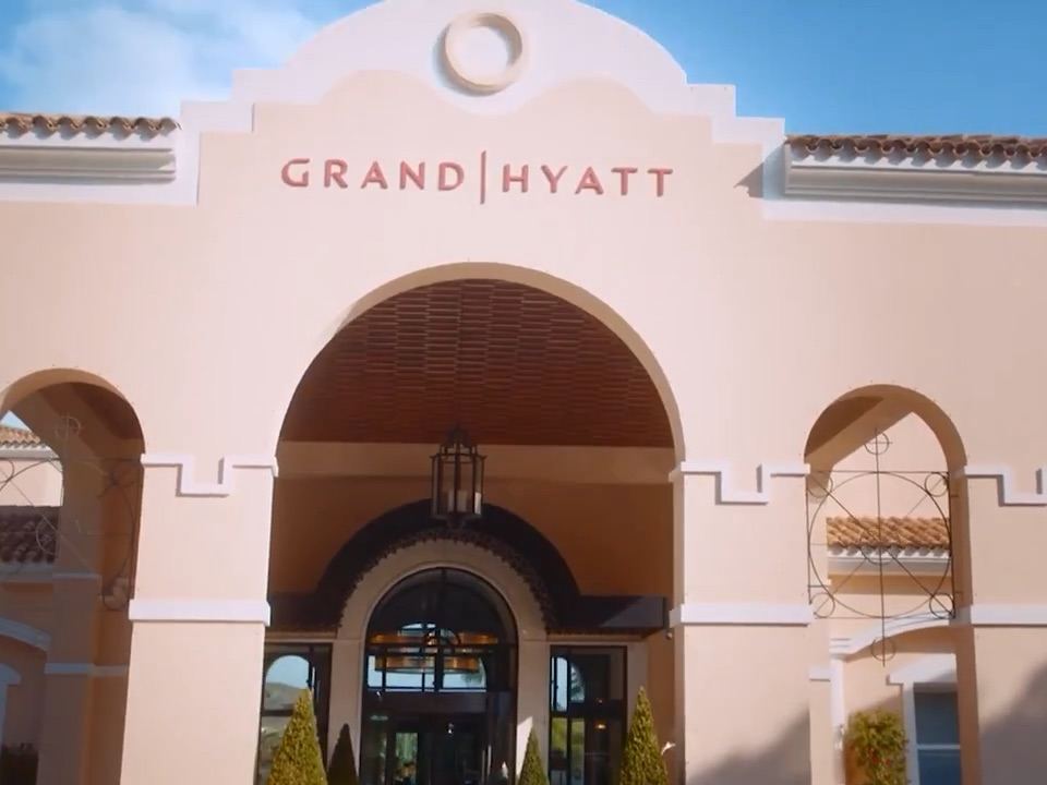 Eingang des Grand Hyatt La Manga Club